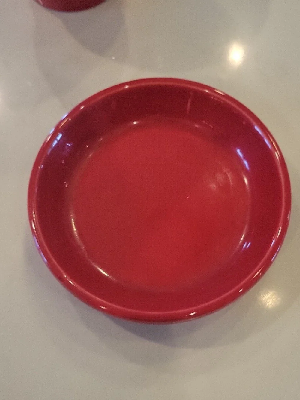 Target Red Ceramic Planter with Saucer